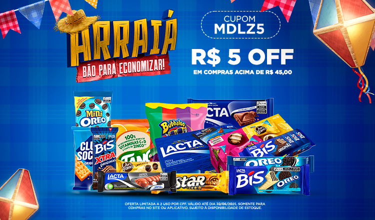 Cupom Mondelez 16 a 30/06